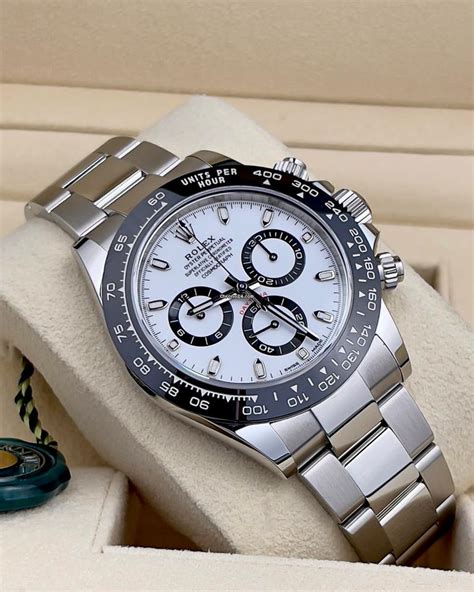 rolex panda daytona retail price|rolex daytona stainless steel cost.